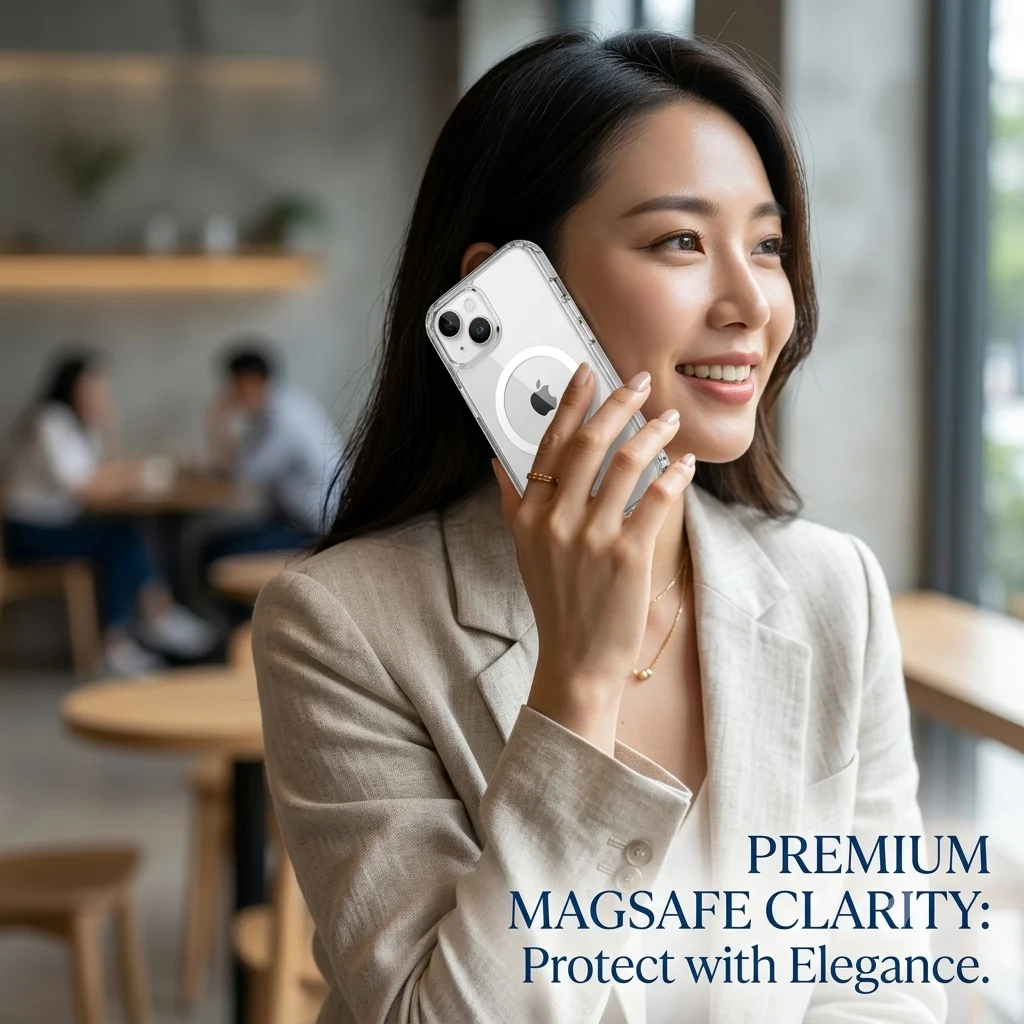 iPhone 15 15 Plus Transparent MagSafe Case - Image 4